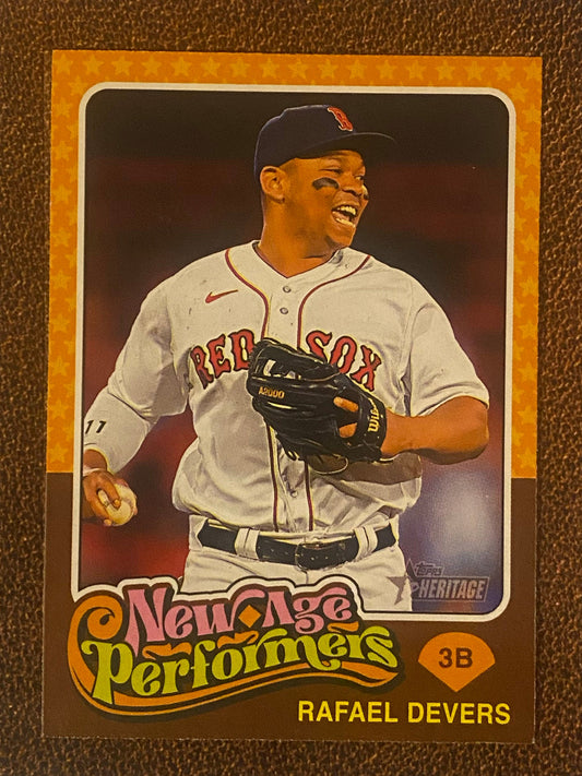 Rafael Devers - 2024 Topps Heritage - New Age Performers - Red Sox