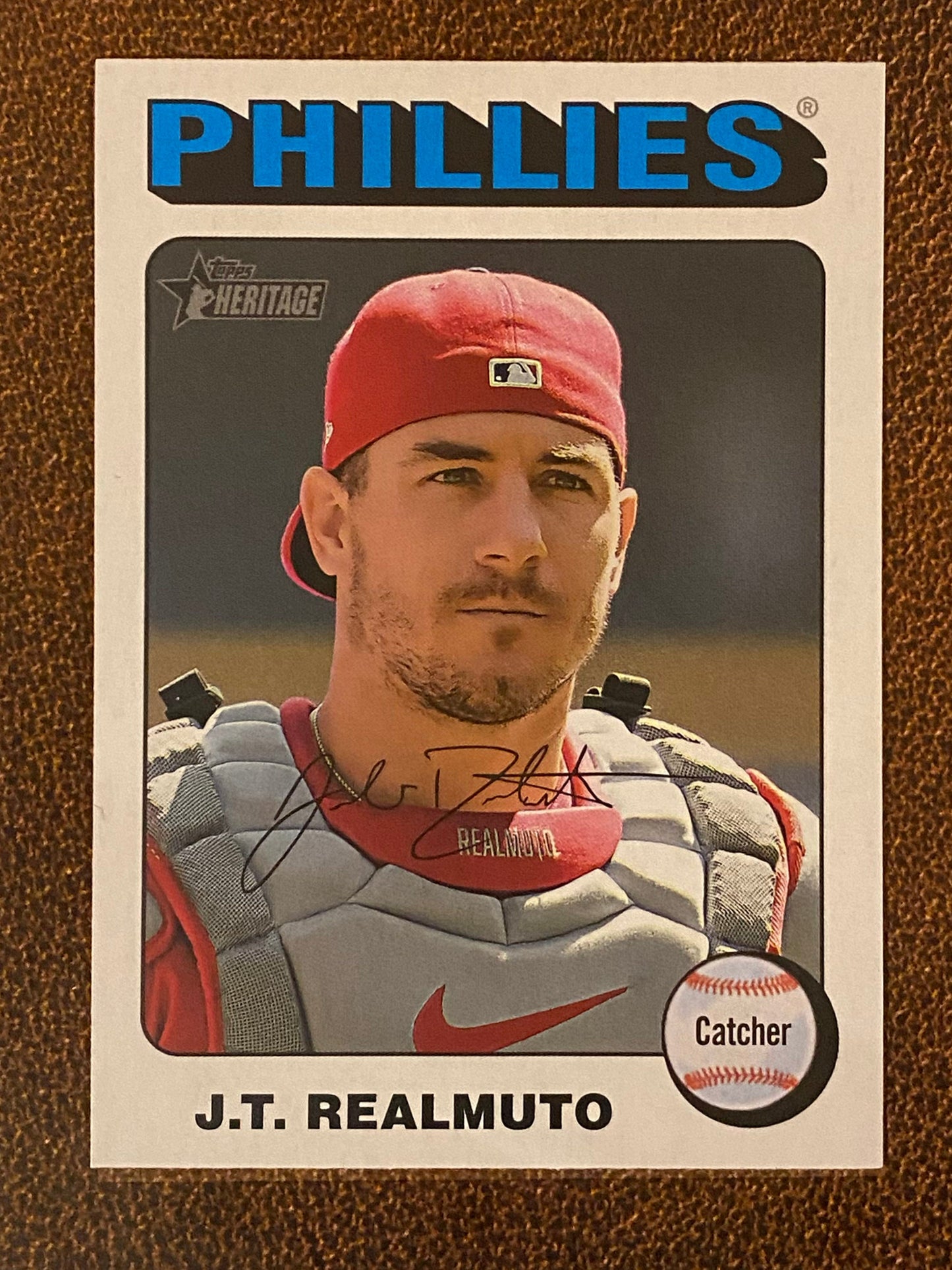 J.T. Realmuto - 2024 Topps Heritage - White Border - Phillies