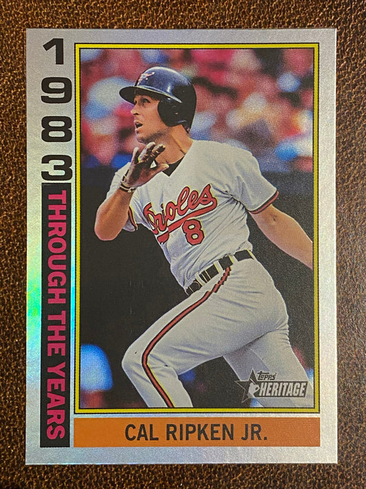 Cal Ripken Jr. - 2025 Topps Heritage - Through the Years Holographic - Orioles