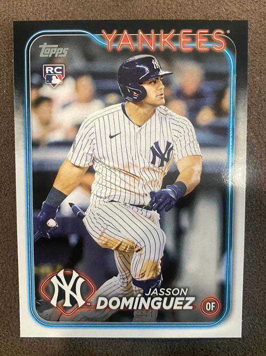 Jasson Domínguez - 2024 Topps Series 1 - Rookie base card - Yankees