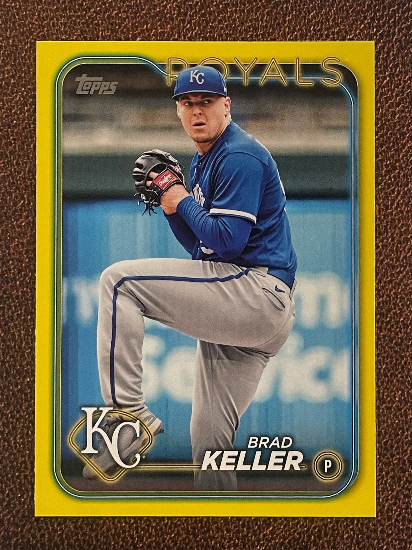 Brad Keller - 2024 Topps Series 1 - Yellow Parallel - Royals