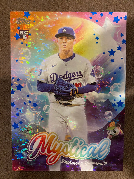 Yoshinobu Yamamoto - 2024 Topps Update - Mystical BLUE - Dodgers