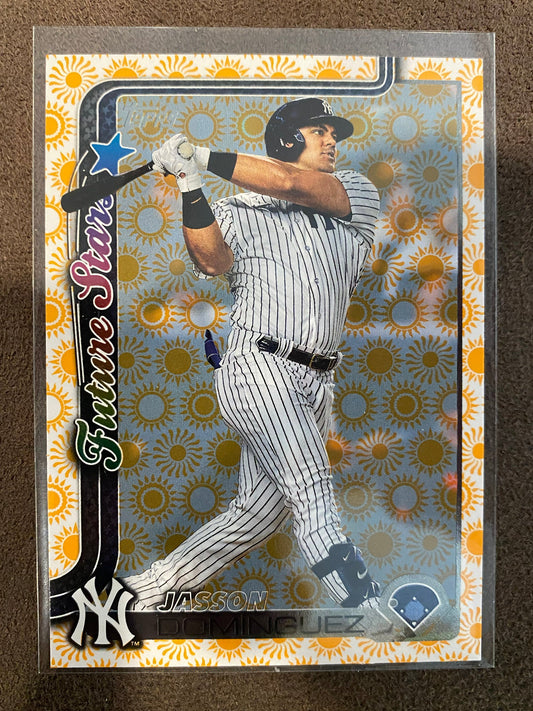 Jasson Dominguez - 2025 Topps Series 2 - Sun Parallel - Yankees