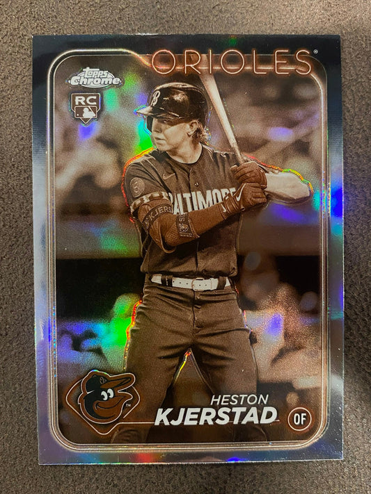 Heston Kjerstad - 2024 Topps Chrome - Rookie Sepia Refractor - Orioles