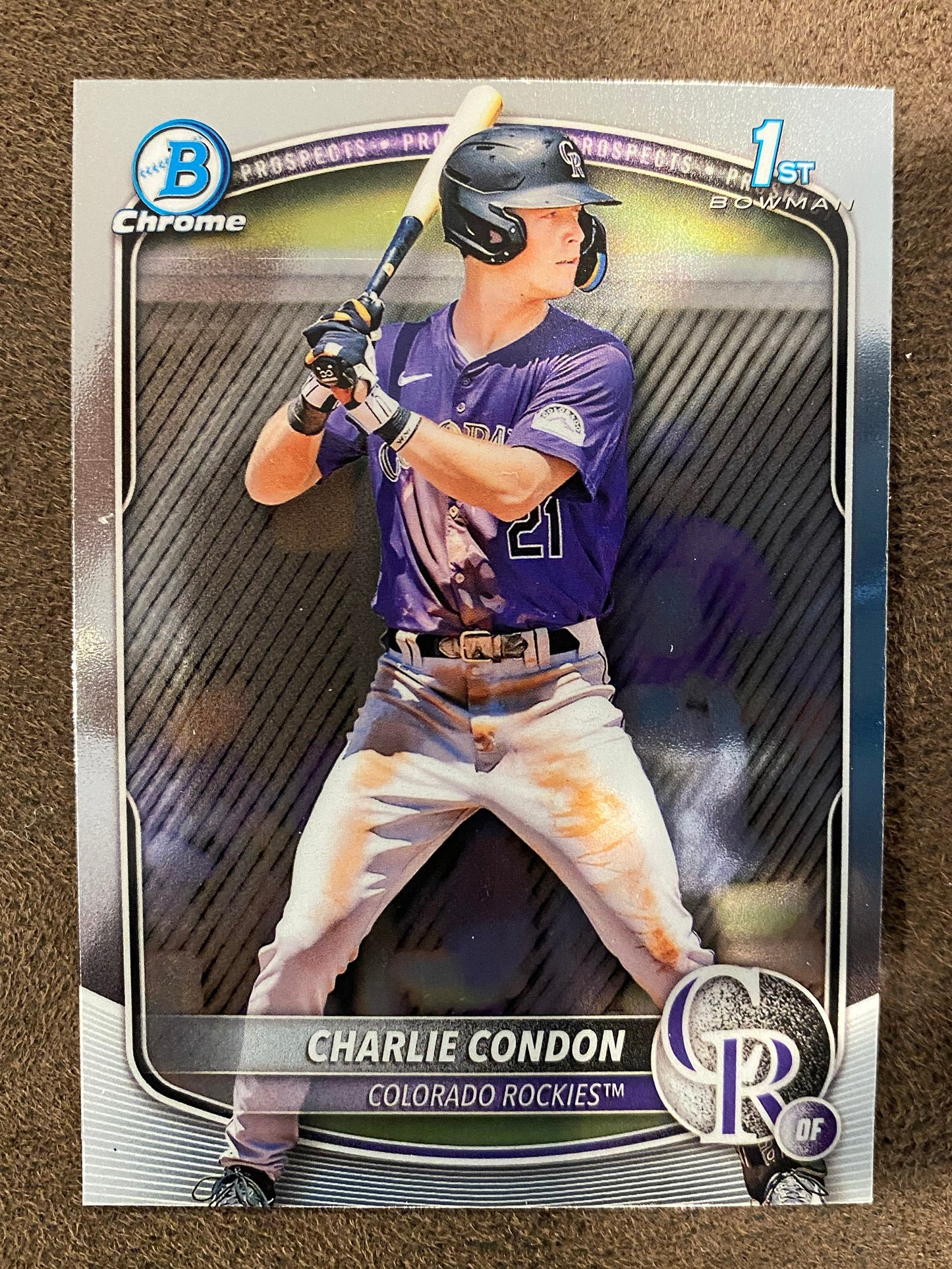 Charlie Condon - 2025 Bowman - 1st Chrome - Rockies