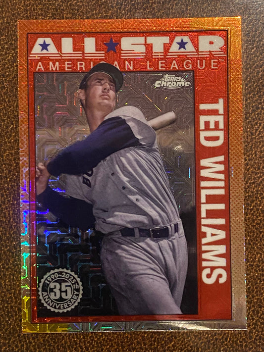 Ted Williams - 2025 Topps Series 2 - 1990 All Star Mojo Refractor - Red Sox