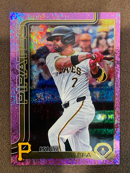 Isiah Kiner Falefa - 2025 Topps Series 2 - Pink Holofoils - Pirates