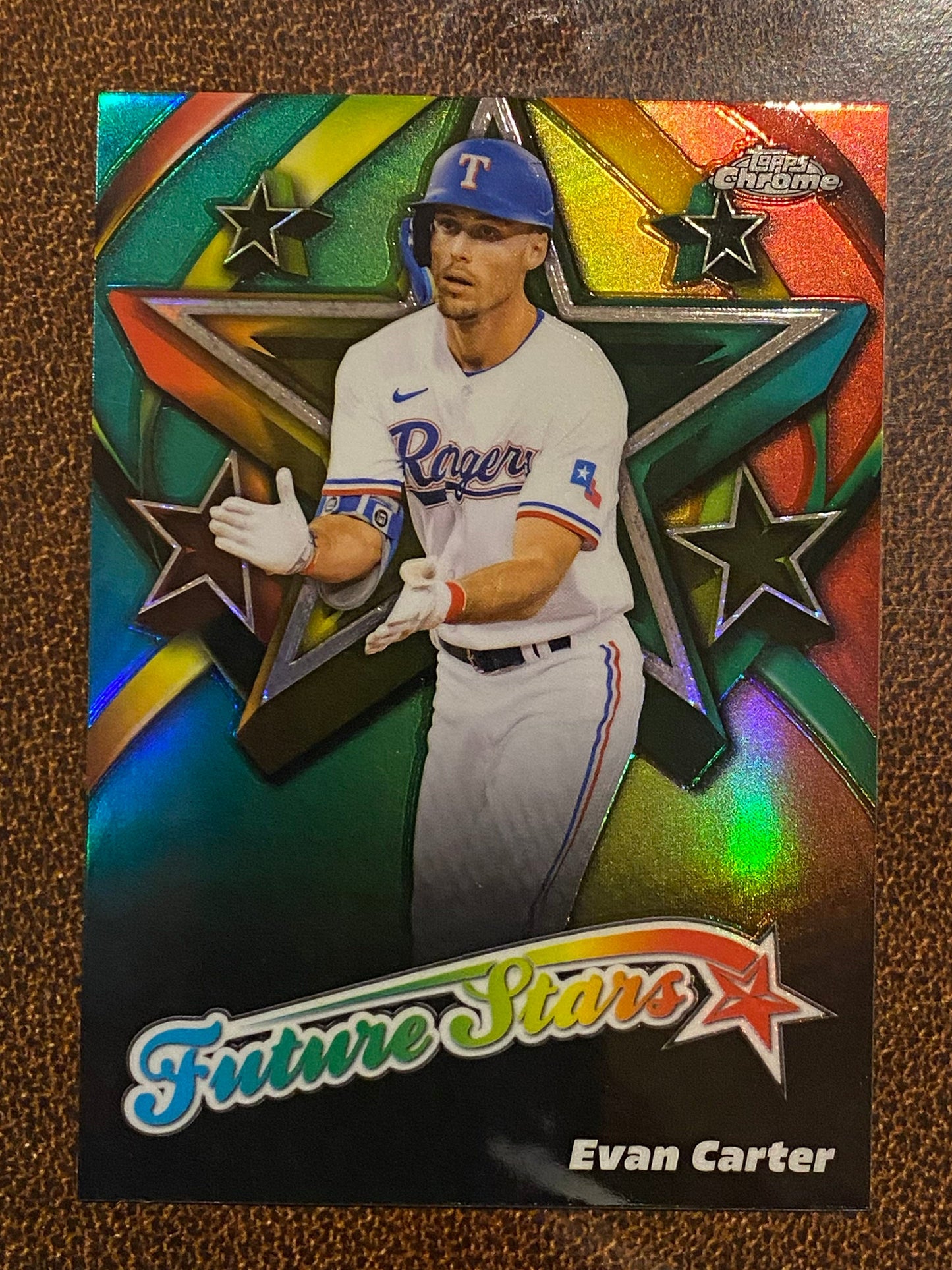 Evan Carter - 2025 Topps Chrome - Future Stars - Rangers