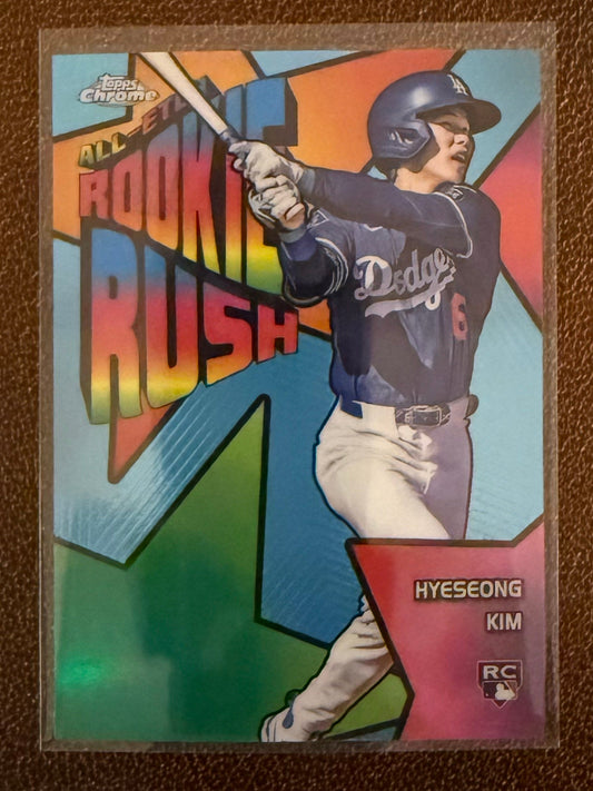 Hyseong Kim - 2025 Topps Chrome - All Etch Rookie Rush - Dodgers