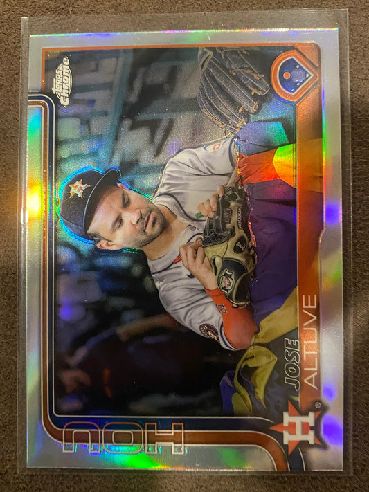Jose Altuve - 2025 Topps Chrome - Image Variation Refractor - Astros