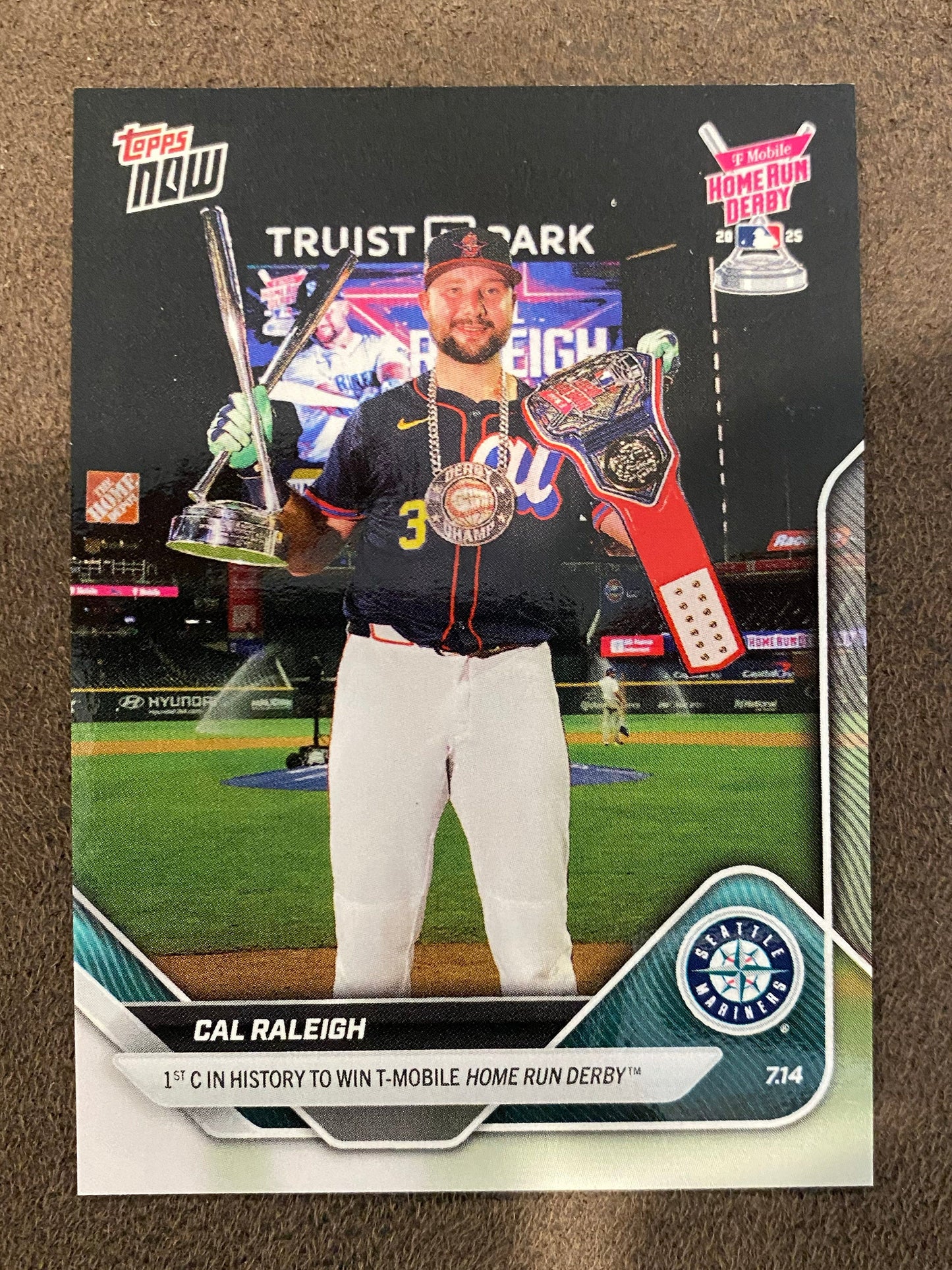 Cal Raleigh - 2025 Topps Now - Card 427 (PR:17,635) - Mariners