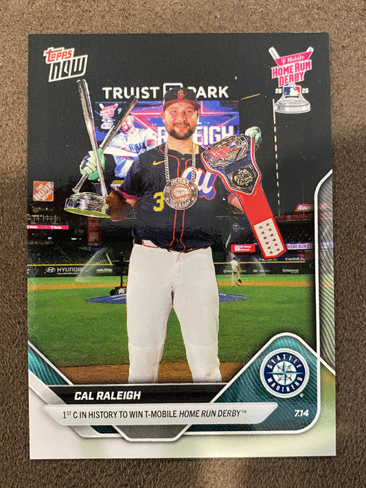Cal Raleigh - 2025 Topps Now - Card 427 (PR:17,635) - Mariners