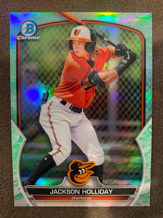 Jackson Holliday - 2023 Bowman - Lunar Glow - Orioles