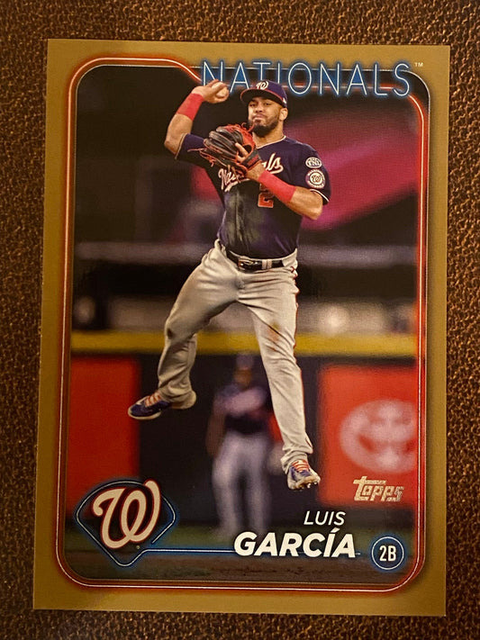 Luis Garcia - 2024 Topps Series 2 - Gold /2024 - Nationals
