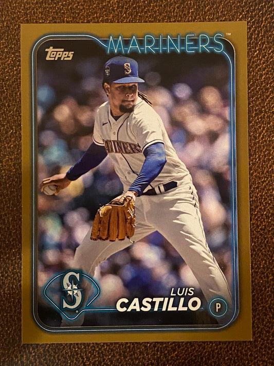 Luis Castillo - 2024 Topps Series 1 - Gold /2024 - Mariners