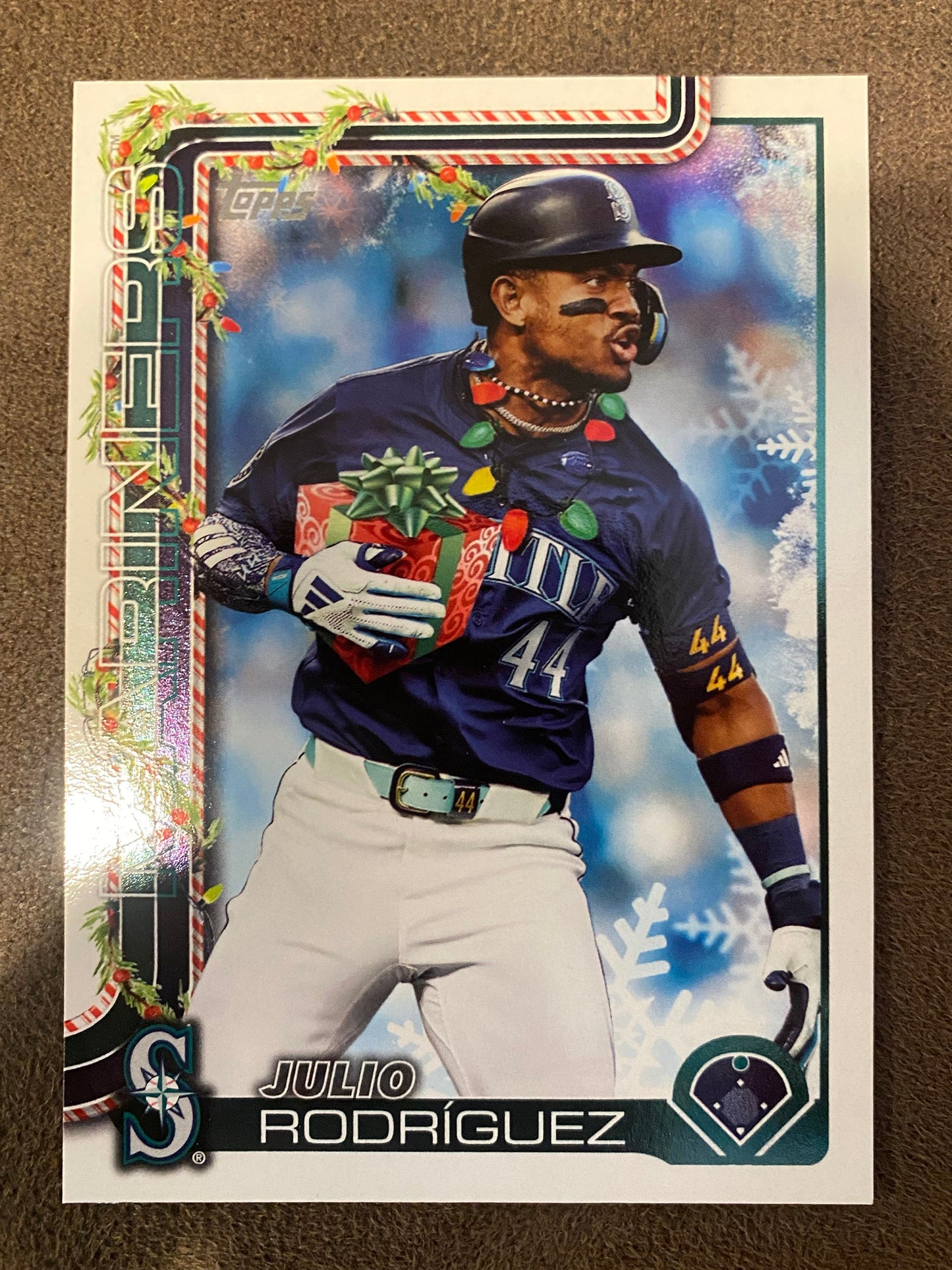 Julio Rodriguez - 2025 Topps Holiday - Short Print - Mariners
