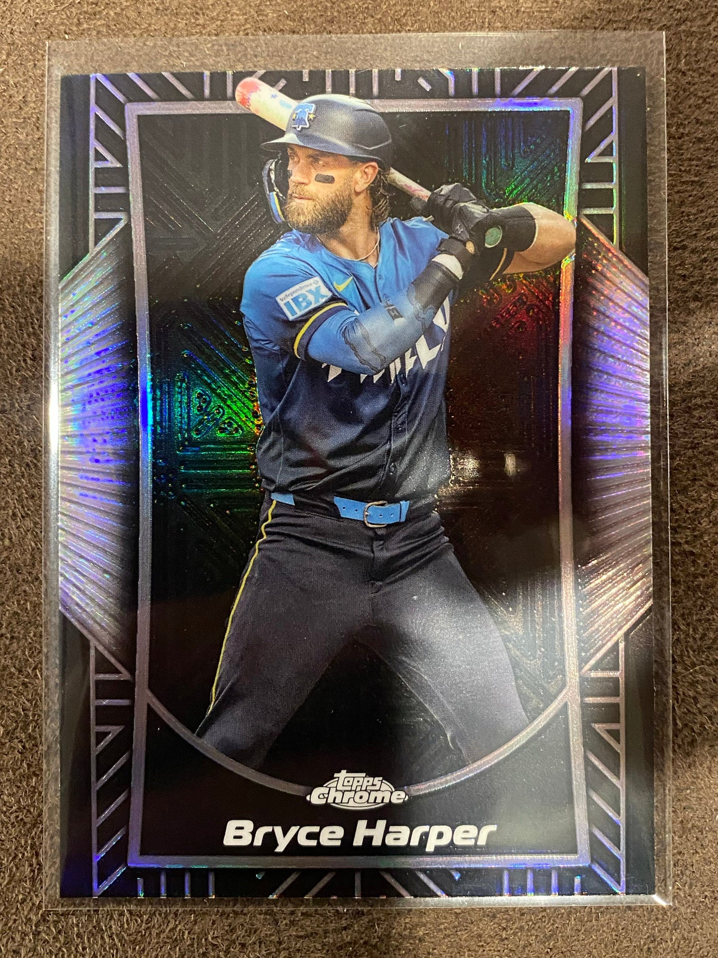 Bryce Harper - 2025 Topps Chrome - Shadow Etch SSP - Phillies