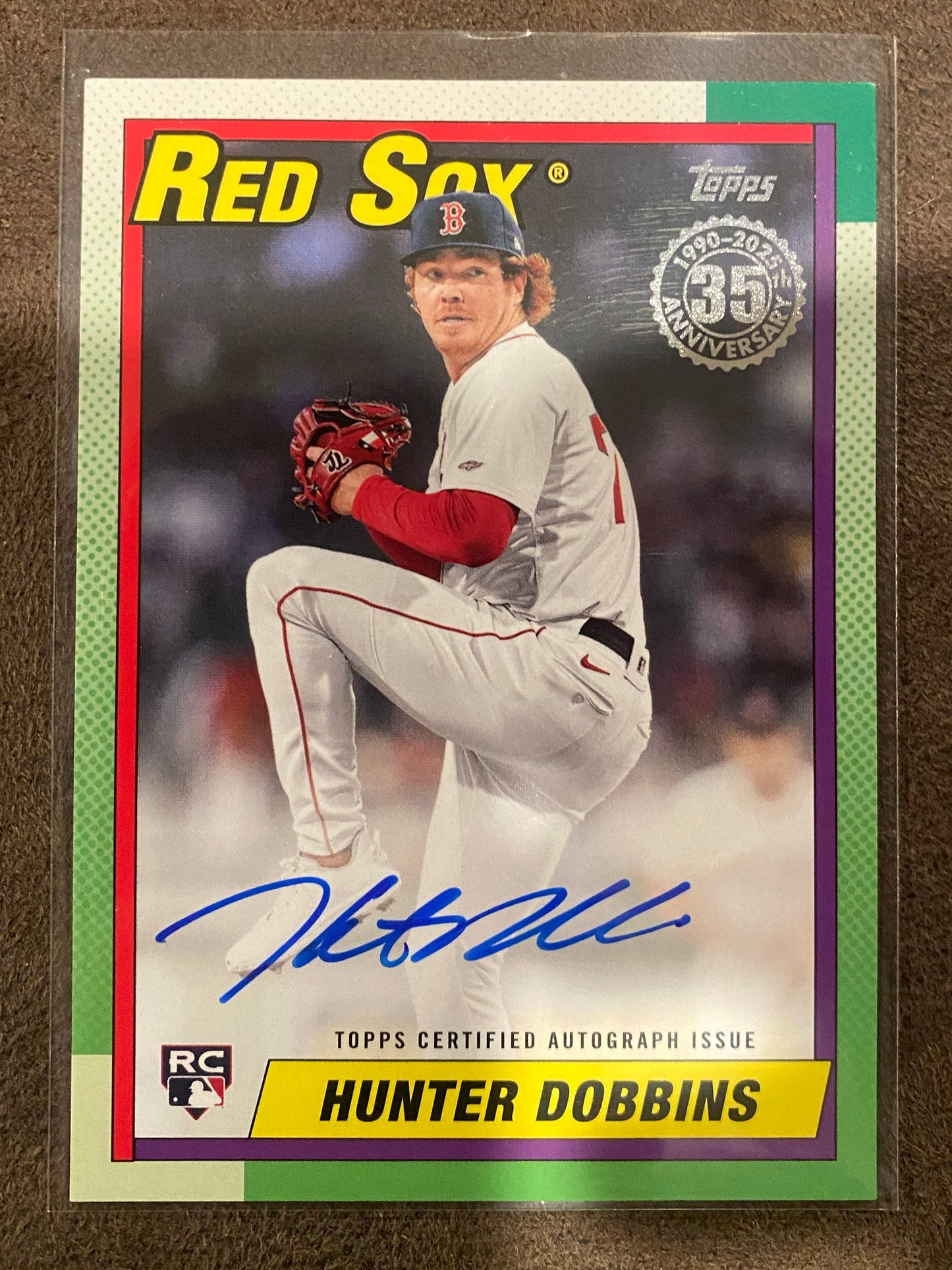Hunter Dobins - 2025 Topps Update - 1990 Rookie AUTO - Red Sox
