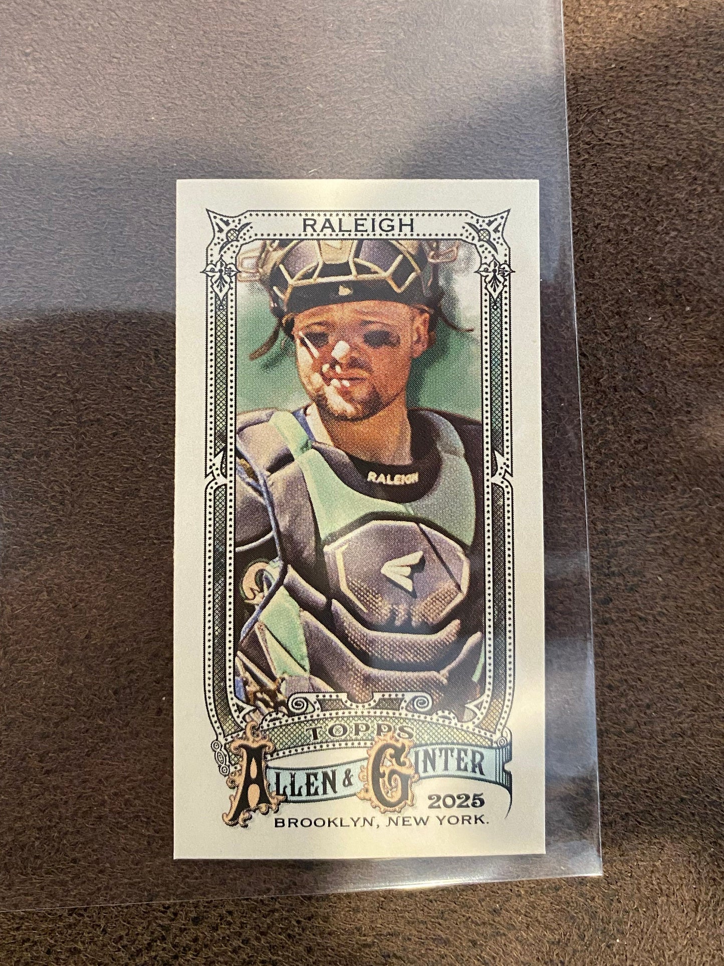 Cal Raleigh - 2025 Allen & Ginter - Mini A&G Back - Mariners