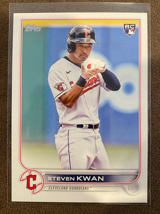 Steven Kwan - 2022 Topps Update - Rookie Image Variation SP - Guardians