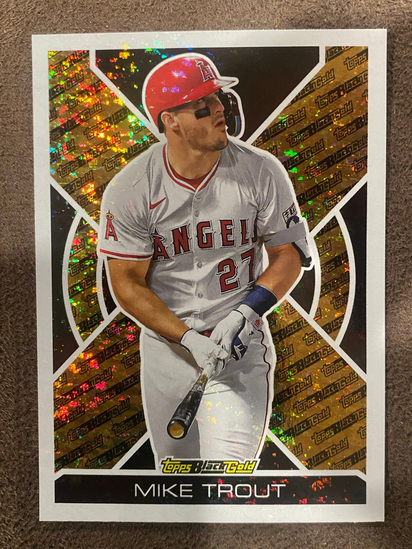 Mike Trout - 2025 Topps Update - Black Gold Insert - Angels