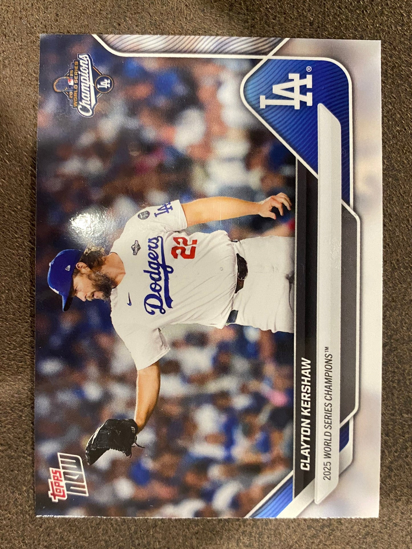 Clayton Kershaw - 2025 Topps Now - SP Image Variation - Dodgers