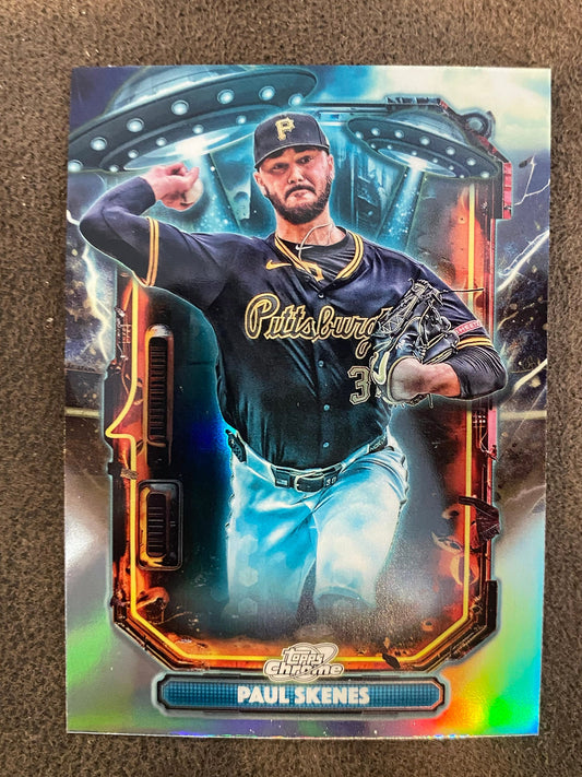 Paul Skenes - 2025 Topps Chrome Cosmic - Extraterrestrial Talent Insert - Pirates