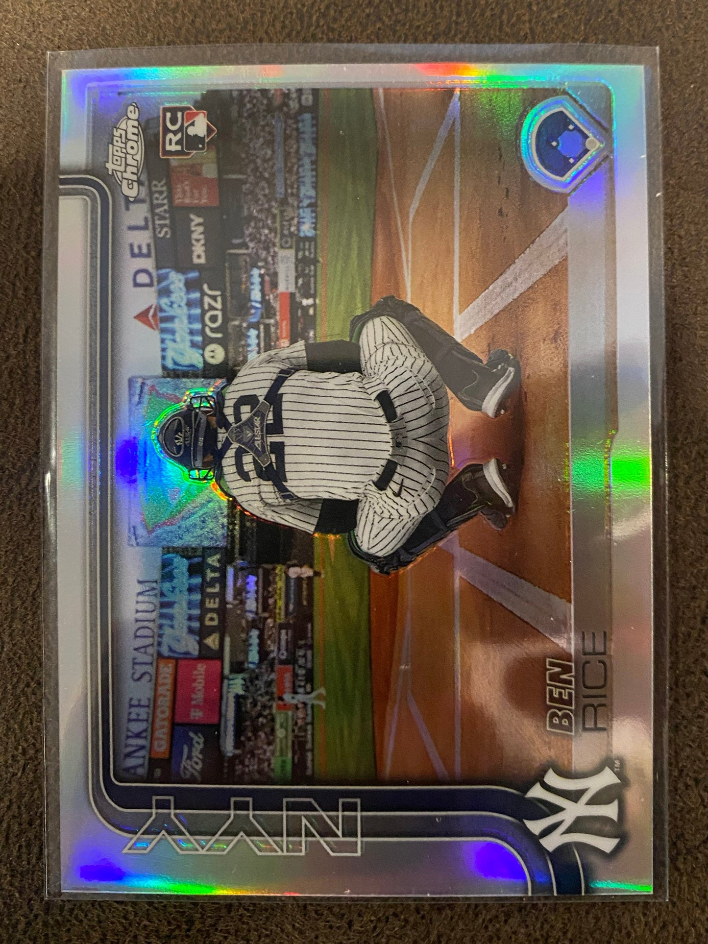 Ben Rice - 2025 Topps Chrome Update - Rookie Image Variation - Yankees