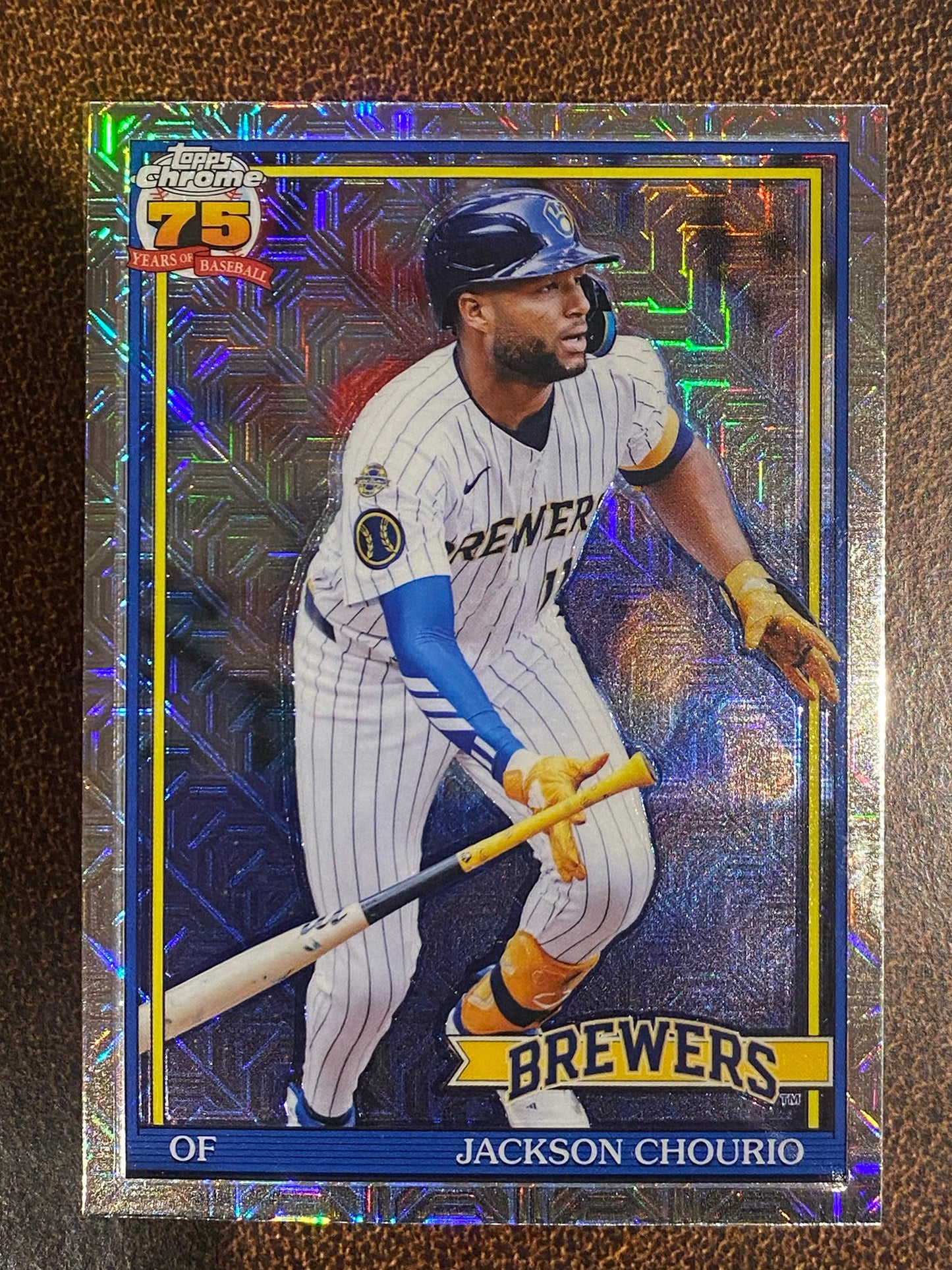 Jackson Chourio - 2026 Topps Series 1 - Mojo Refractor - Brewers