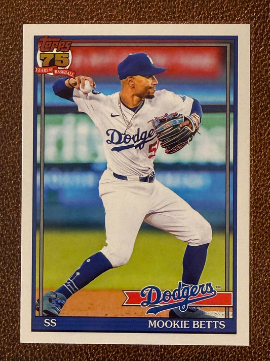 Mookie Betts - 2026 Topps Series 1 - 1991 Insert - Dodgers