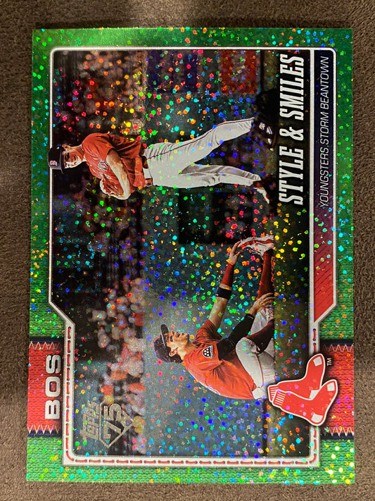 Marcelo Mayer/Roman Anthony - 2026 Topps Series 1 - Lime Green Confetti (PR: 50) - Red Sox