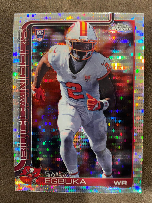 Emeka Egbuka - 2025 Topps Chrome - Rookie Pulsar - Buccaneers