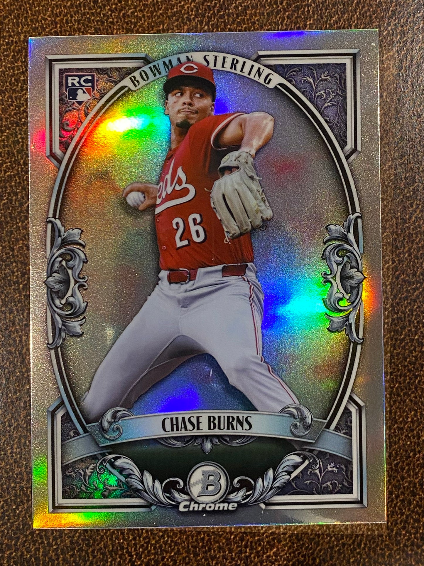 Chase Burns - 2026 Bowman - Bowman Sterling Insert - Reds