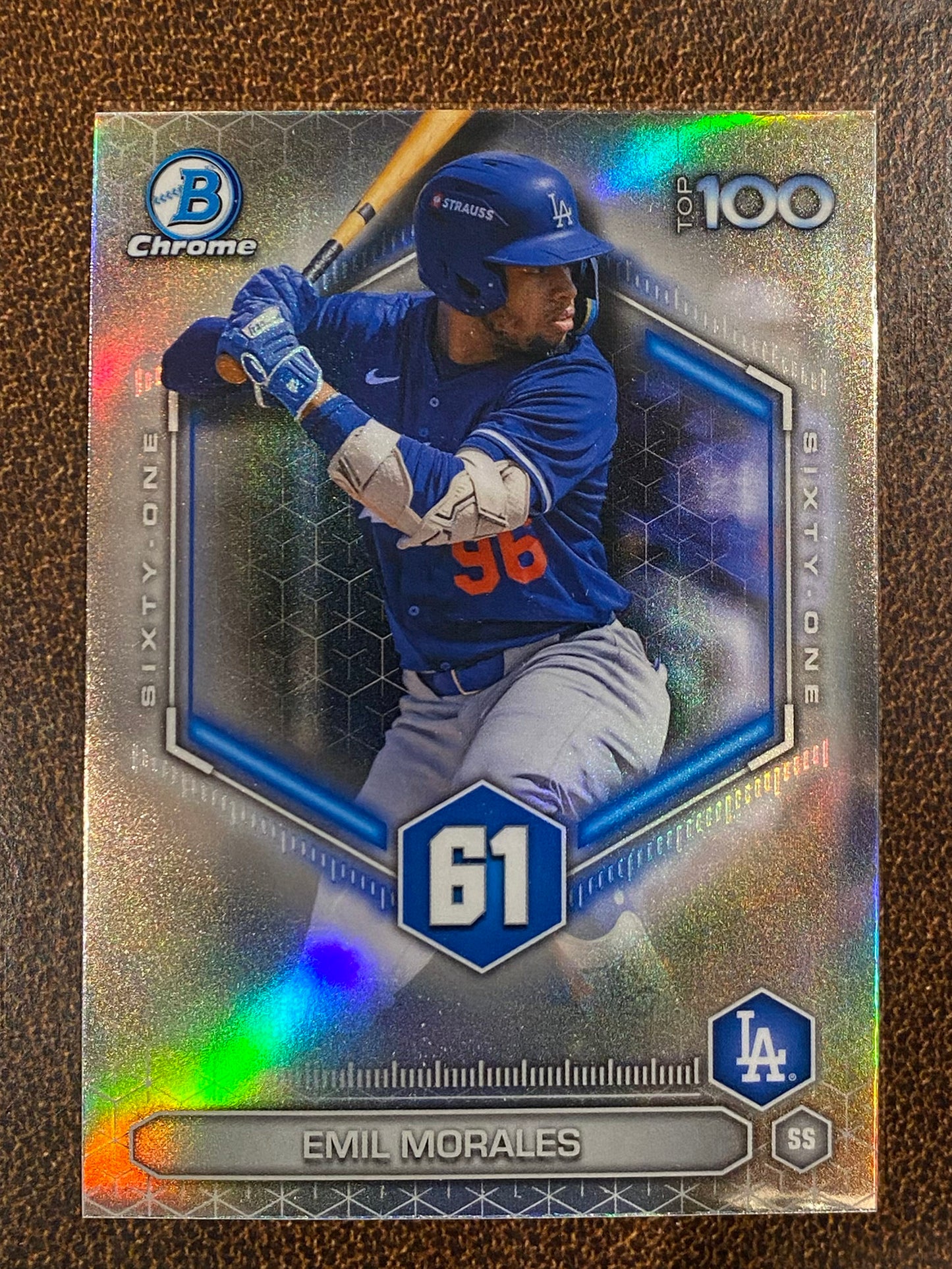 Emil Morales - 2026 Bowman - Scouts Top 100 Insert - Dodgers
