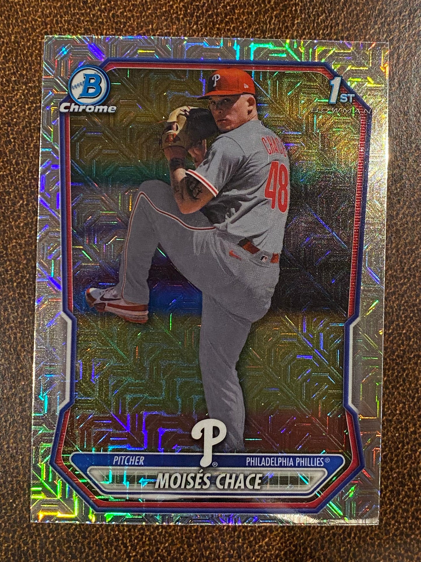 Moises Chace - 2026 Bowman - 1st MOJO Refractor - Phillies