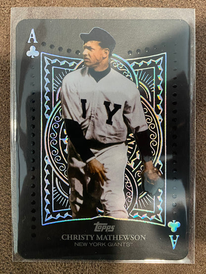 Christy Mathewson - 2026 Topps Series 2 - All Aces SSP (*Back Bottom Issue*) - Giants