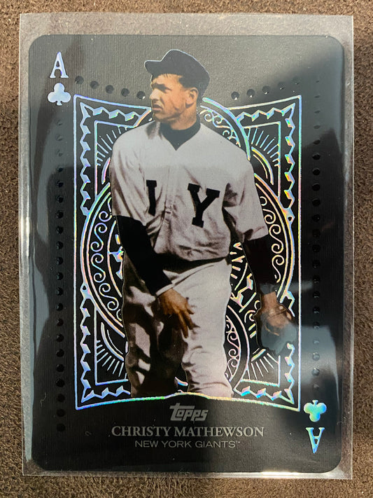 Christy Mathewson - 2026 Topps Series 2 - All Aces SSP (*Back Bottom Issue*) - Giants