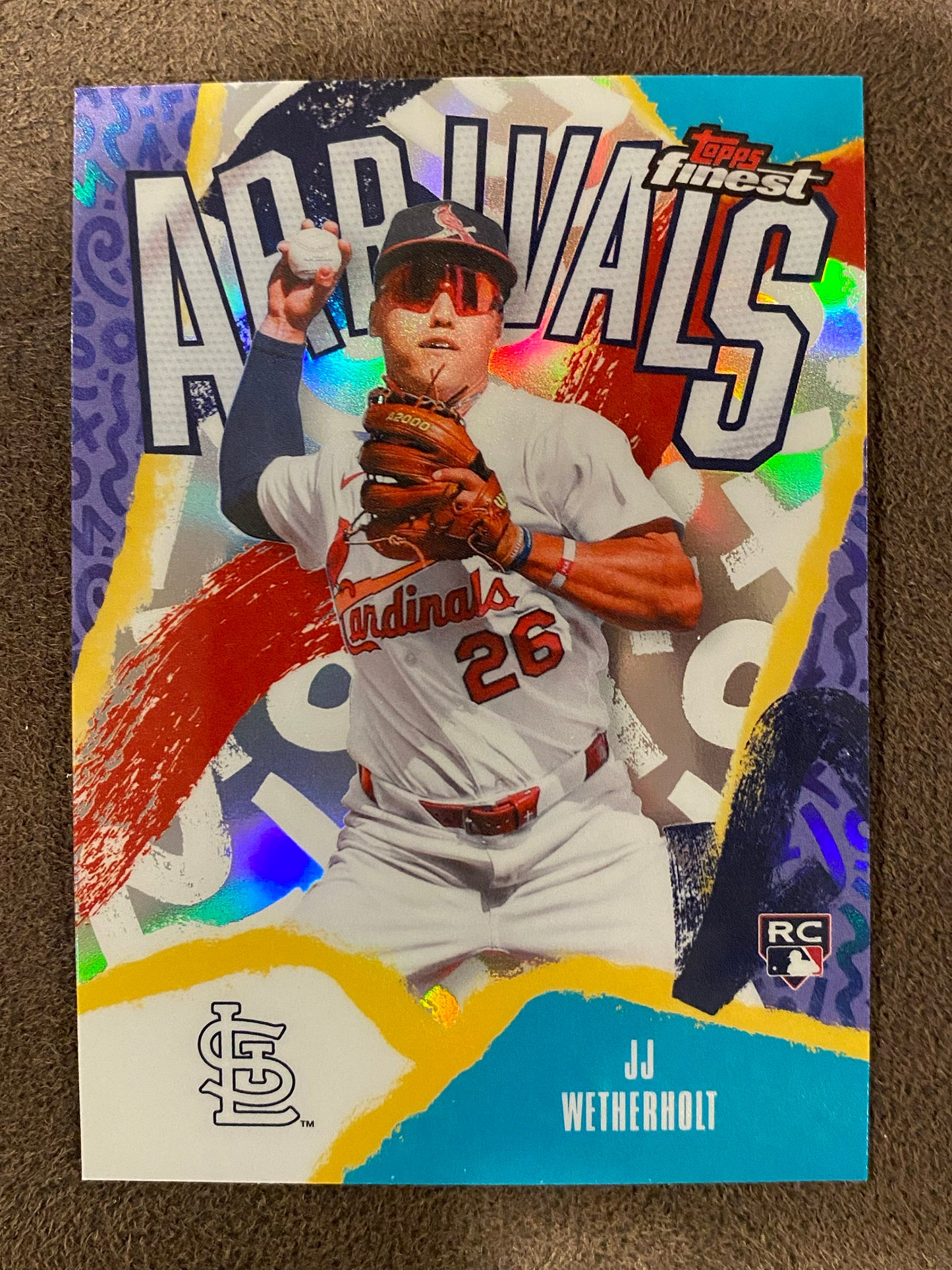 JJ Wetherholt - 2026 Topps Finest - Rookie Arrivals Refractor - Cardinals