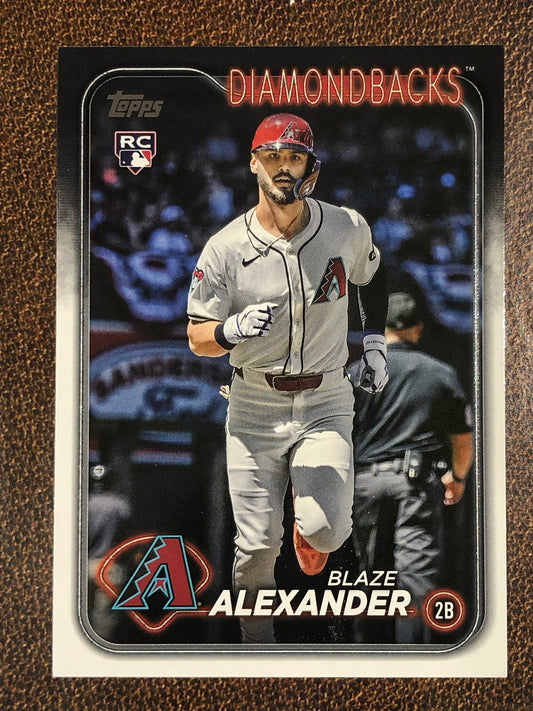 Blaze Alexander - 2024 Topps Update - Rookie Base - Diamondbacks