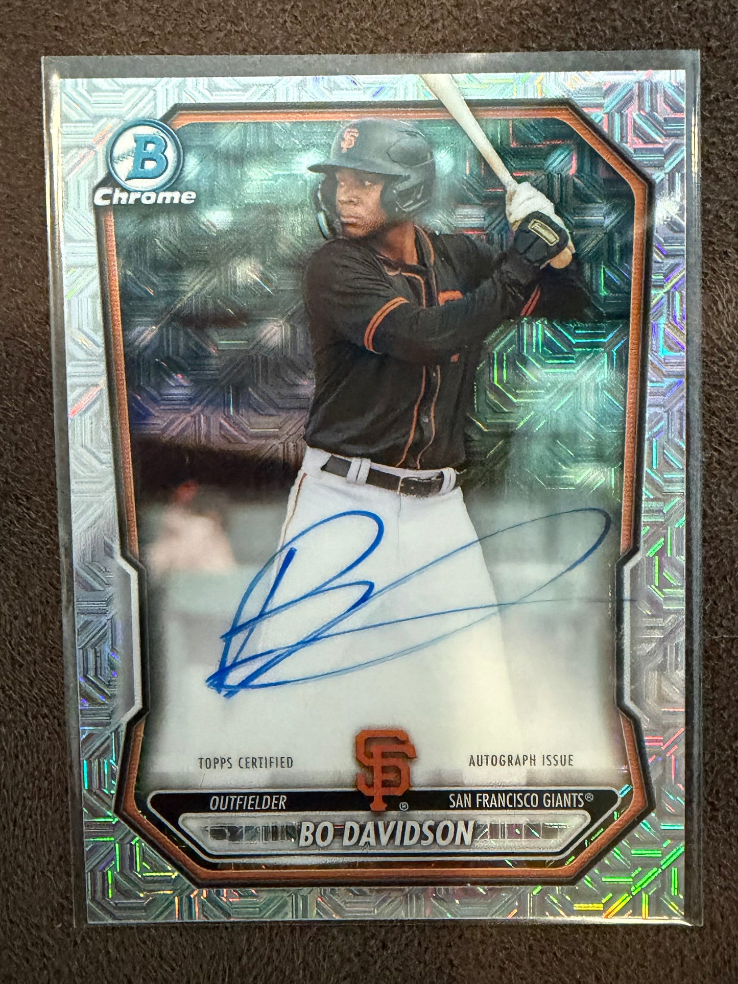 Bo Davidson - 2026 Bowman - Prospect Mojo Auto - Giants