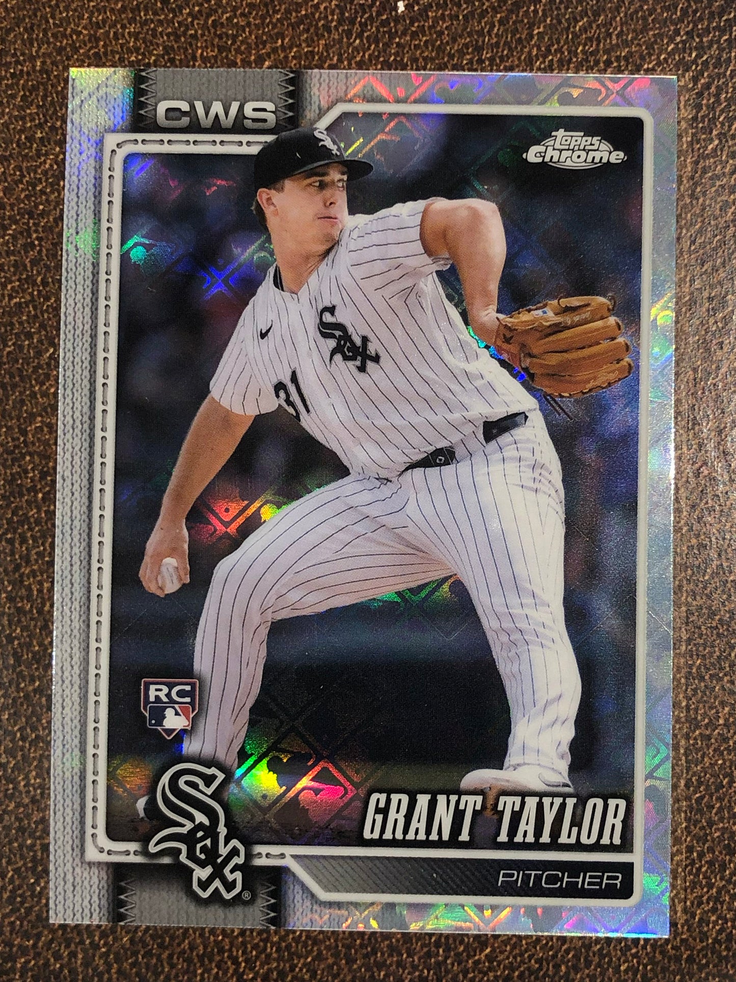 Grant Taylor - 2026 Topps Chrome Logofractor - Base Logofractor - White Sox