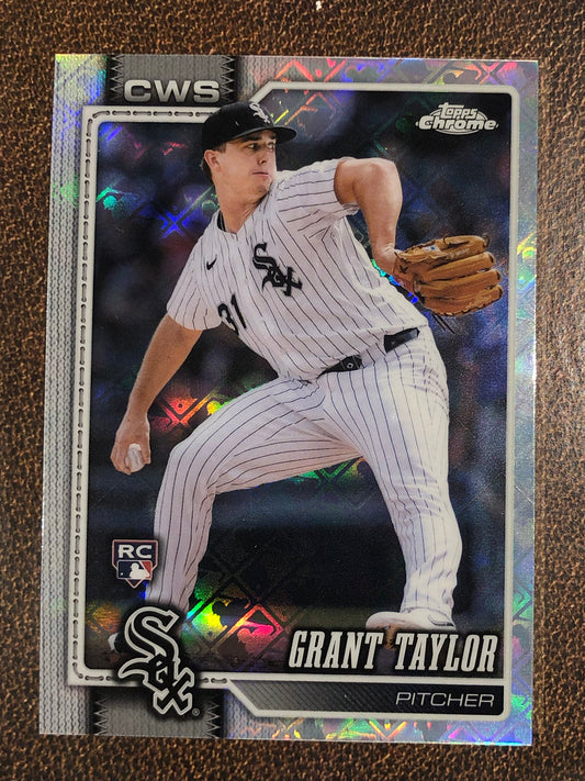 Grant Taylor - 2026 Topps Chrome Logofractor - Base Logofractor - White Sox
