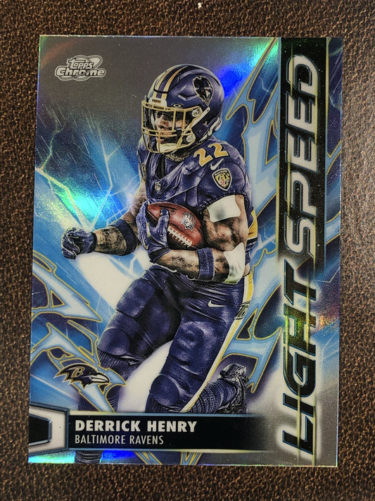 Derrick Henry - 2025 Topps Chrome Cosmic - Lightspeed - Ravens