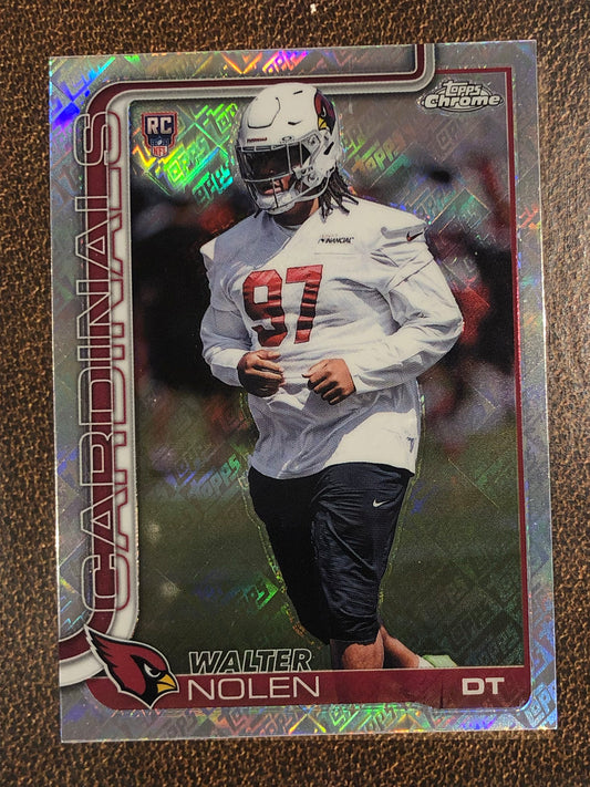 Walter Nolen - 2025 Topps Chrome - Topps Foil - Cardinals