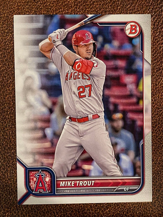 Mike Trout - 2022 Bowman - Base Paper - Angels