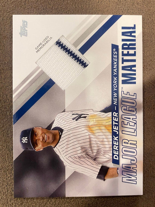Derek Jeter - 2024 Topps Update - Major League Material Game Used Relic - Yankees
