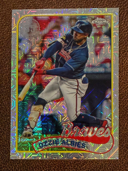 Ozzie Albies - 2024 Topps Update - Silver Pack Mojo Refractor - Braves