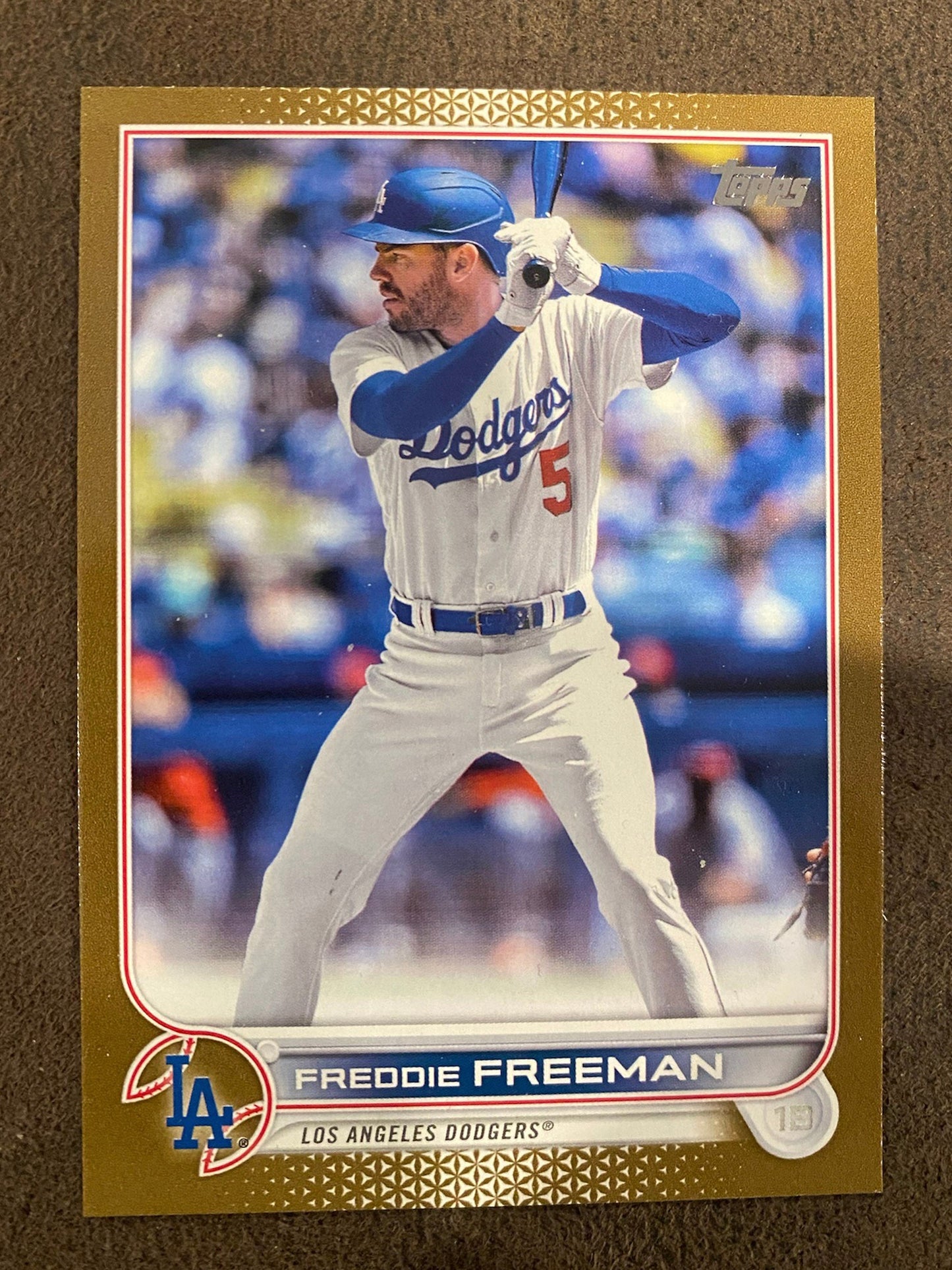 Freddie Freeman - 2022 Topps Update - Gold /2022 - Dodgers