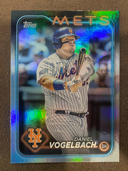 Daniel Vogelbach - 2024 Topps Series 1 - Rainbow Foil - Mets