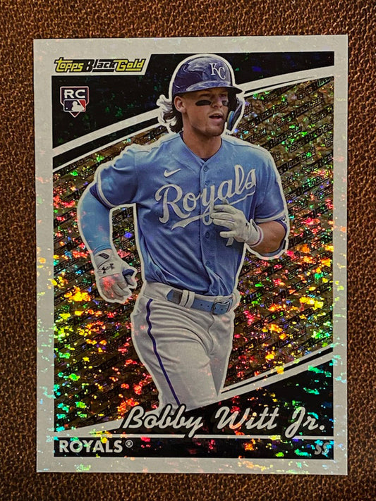 Bobby Witt Jr. - 2022 Topps Update - Black Gold - Royals